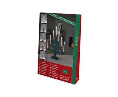 Konstsmide 3586-480 Chandelier, Bois, 21 W, Clair, 33 x 8 x 50 cm