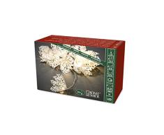 Konstsmide 3130-103 Guirlande Lumineuse DÃ©corative Ã LED, Plastique, 0.1 W, Blanc, 255 x 1 x 1 cm