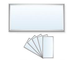 5x LEDVero 30x60 Panneau Ultraslim de LED - 20W, 1600lm, 6000K Plafonnier encastrÃ© avec clips de montage et transformateur EMV2016 - blanc froid