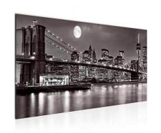 Tableau decoration murale La ville de New York - XXL Impression sur Toile Salon Appartment 1 Parties - prêt à accrocher - 606712c