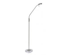 Oaks Lighting Orin Lampadaire avec Bras pivotant, 7 W LED, chromé