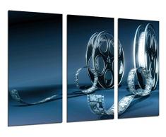 Tableau Moderne Photographique, Impression sur bois, Histoire CinÃ©ma Vieux Hollywood, Roll Film, 97 x 62 cm, ref. 26409