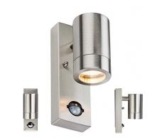 Knightsbridge Applique murale en acier inoxydable IP44 GU10 230 V