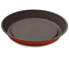 Guardini ROSSANA Moule à tarte 28 cm Acier antiadhésif Rouge Diamètre 28 cm