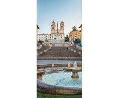 PeelitStickit ID-018Â 60Â Largeur x Hauteurâ¯: 130Â cm Villes cÃ©lÃ¨bres bÃ¢timents et de Rome de Haute qualitÃ© Mural en Vinyle Papier Peint Mural