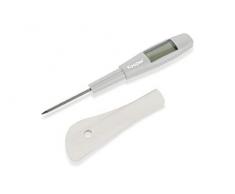 Galileo Casa 2197949 Spatule de cuisine avec thermomètre numérique, acier + silicone