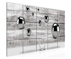 Tableau decoration murale 3D Boules 150 x 60 cm - XXL Impression sur Toile Salon Appartment 5 Parties - prÃªt Ã accrocher - 504356a