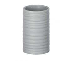 WENKO 23245100 Gobelet Mila Gris, Céramique, Ø 6,5 x 10,5 cm