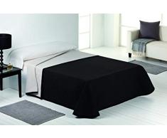 VIALMAN Couvre-lit Marron Lit de 150 cm : 250 x 270 cm