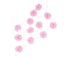 Talking Tables Pink-TULLEGARLAND We Heart Pink Tulle Guirlande Plastique Multicolore 24,5 x 19 x 24,5 cm