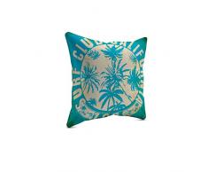 Picanova Coussin dÃ©coratif, Satin, Multicolore, 40 x 40 cm