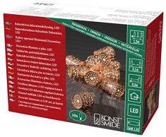 Konstsmide 3137-603 Guirlande Lumineuse DÃ©corative Ã LED, MÃ©tal/,, 0.6 W, Blanc