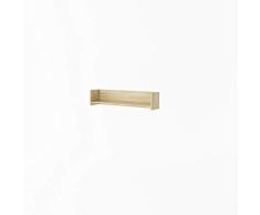 ESF WA-09 Table Basse, MDF (Panneau de Fibres de Bois Ã densitÃ© Moyenne), recouverts dun Papier dÃ©cor imprÃ©gnÃ© de rÃ©sine mÃ©lamine, Finition Blanc, Taille unique