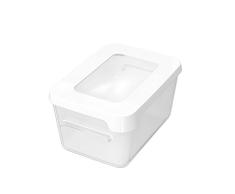 GASTROMAX Lunch Box 0.45Â Litre Blanc Transparent Couleur, Taille Unique