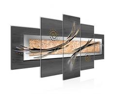 Tableau decoration murale Abstrait - XXL Impression sur Toile Salon Appartment 5 Parties - prÃªt Ã accrocher - 104953b