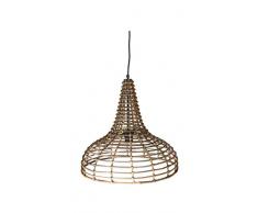 HSM Collection BG100552 Lampe Ã suspension, Gris Koboo, Ã¸50x48