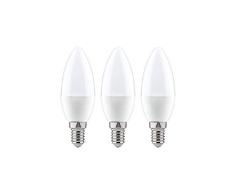 Paulmann 28426 Pack de 3 LED Ampoule Bougie, 3x4W, E14, 230Â V, 2700K