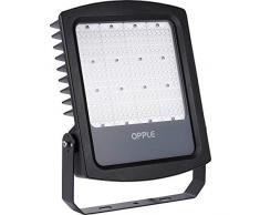 Opple 140062034 LED Floodlight Lampadaire, Aluminium, Noir