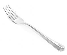 Home Prestige Lot de 6 fourchettes en Acier Inoxydable Gris