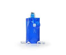 Ice. bag 1Â Bouteille Cave Ã vin Lot de 6, PVC, FranÃ§ais Bleu, 12Â x 12Â x 26Â cm