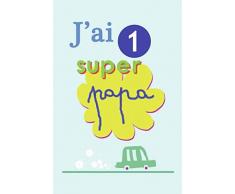 Scenolia Tableau Verre Acrylique Super Papa 60 x 90 cm | DÃ©coration Murale Design Fait en France