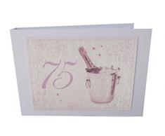 White Cotton Cards Age 190,5Â cm Rose Champagne Design Tiny Valeur Album Photo, Blanc