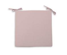 Soleil docre Alix Dessus de chaise, Polyester, Rose, 40 x 40 x 5 cm