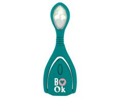 Libri_x Lumi Plus Book Lampe de lecture LED avec variateur pour lecture dans lobscurité Turquoise