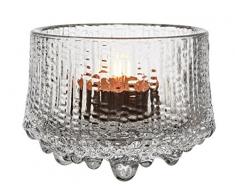 Iittala Ultima Thule Photophore en Verre, Verre, Transparent, 8.6 x 8.6 x 6.5 cm