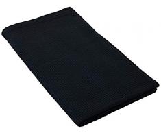 Lasa Home Drap de Bain Coton, Noir, 90x160x1 cm