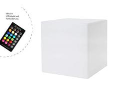8Seasons Cube lumineux, LED RVB, 44 cm