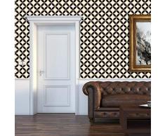 Walplus Autocollant Mural Cercle Motif Ãtoile 8 Paquets Mural Murals Amovible Autocollant Décalque Art Salon Meuble Cuisine Bureau Décor Restaurant BAR Café Hôtel Maison Décoration, Multicolore