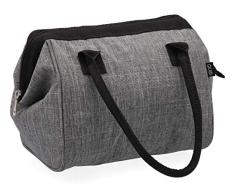 Quid Sac Isotherme, extÃ©rieur en Tissu et intÃ©rieur Isotherme, 24 x 18 x 19 cm, 1 Compartiment, matÃ©riau (Mousse Thermique), Gris, M