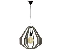Homemania Lampe Ã suspension W43xd43xh90 cm gris