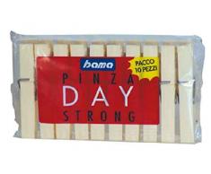 Bama Lot de 10 Pinces Ã Linge Day ABS Beige 15 x 9 x 2,1 cm