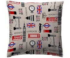 Martina HomeÂ âÂ Housses de Coussin England 40 x 40 cm Multicolore