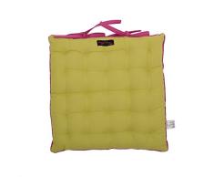 Ragged Rose Galette de Chaise de la Gamme Paddy, Vert Chartreuse