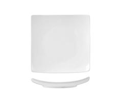 HOTELWARE Table Assiette Cadre Coupe, Porcelaine, Blanc, 0,1Â x 0,1Â x 0,1Â cm