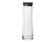 Blomus Carafe à eau, Verre, Gris foncé, 1 l