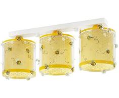plafonnier enfant 3 lumières Bee Happy Animaux
