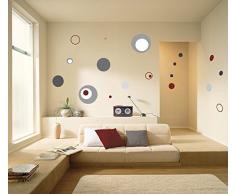 LÃnea Hogar Deco Bubbles Sticker Auto-adhésif Grand Format 60 x 90 cm