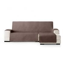 Eysa Oslo Housse, Microfiber, C/7 Marron-Vison, Chaise Longue 240 cm. Adapté aux canapés de 250 à 300 cm
