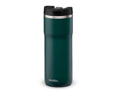 Aladdin Barista Java Thermavac⢠Leak-Lock⢠Thermavac Stainless Steel Travel Mug 0.47L Basil Green â Ãtanche | Isotherme | Garde Vos Boissons Chaudes Pendant 4h | sans BPA | Passe au Lave-Vaisselle