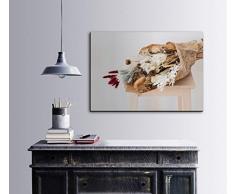 Bonamaison Décoration Murale Impression sur Toile, Dimensions: 100 x 70 Cm - Conçu et fabriqué en Turquie