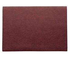 ASA Vegan Ensemble de Table en Cuir synthétique Rose 46 x 33 cm