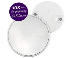 Fantasia 41031 Miroir de Poche, Blanc, Ã 8,5 cm