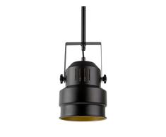 Leitmotiv LM1557 Lampe Ã Suspension, Fer, 40 W, Noir