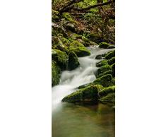 PeelitStickit ID-037 60 Largeur x Hauteurâ¯: 130 cm leau Fall Paysage Enchanteur de Haute qualité Papier Peint Mural en Vinyle