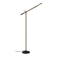 Lucide WOODSTOCK-LED - Lampadaire / Lampe De Lecture - LED - 1x5W 3000K - Bois