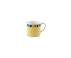 Villeroy & Boch Twist Alea Limone Tasse Ã moka/expresso, 100 ml, Hauteur : 5,5 cm, Porcelaine Premium, Blanc/Jaune